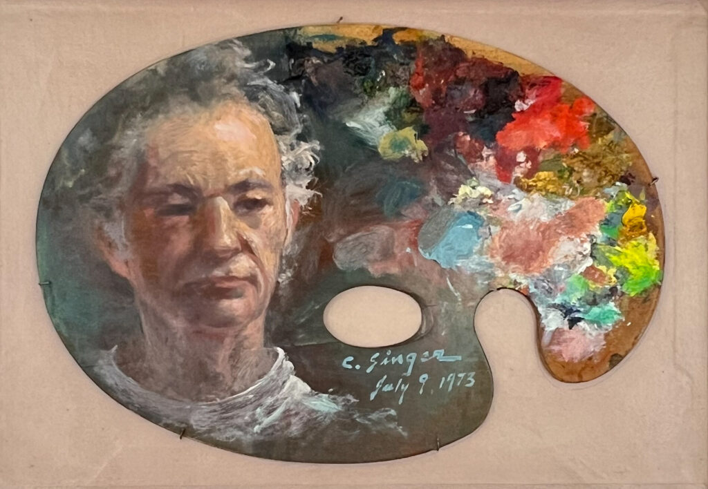 Self Portrait with Palette